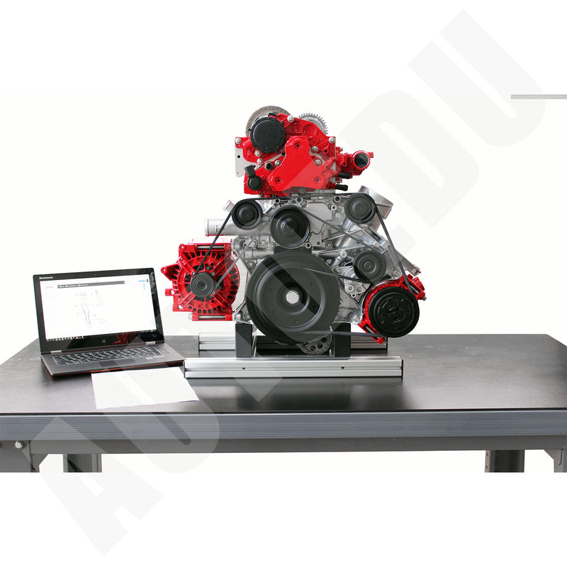 Automotive Diesel DOHC Common Rail engine ½ cutaway trainer IVDD-CR02 AutoEDU