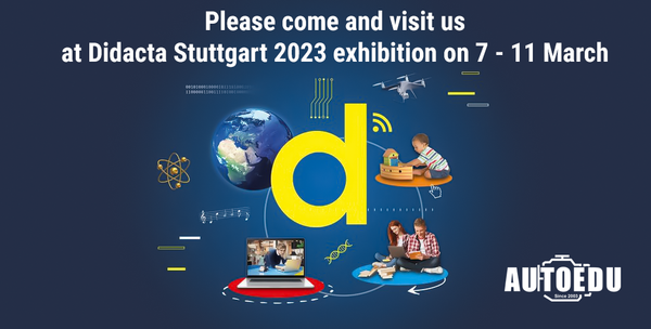 Please come and visit our booth Hall 1, Stand A32 at Didacta Stuttgart 2023 exhibition on 7 - 11 March