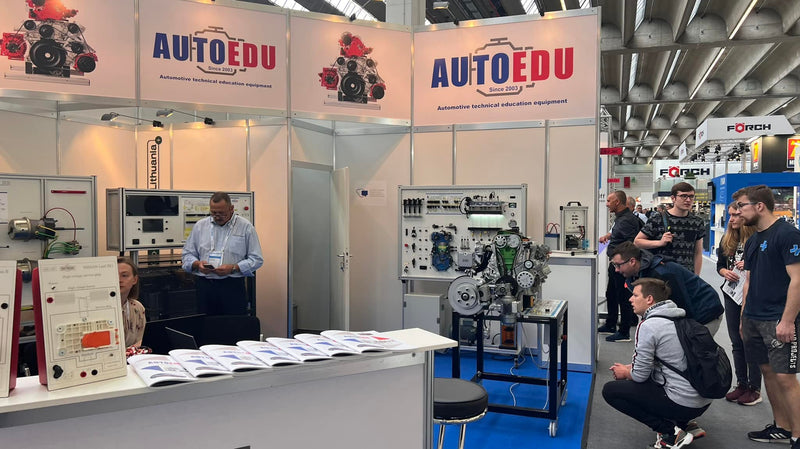AutoEDU first day in exhibition  Frankfurt Automechanika 2022