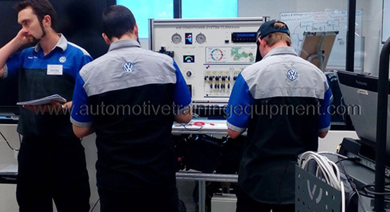AutoEDU Air Conditioning and Climate Control System Training Board in Volkswagen Group Australia Center !!