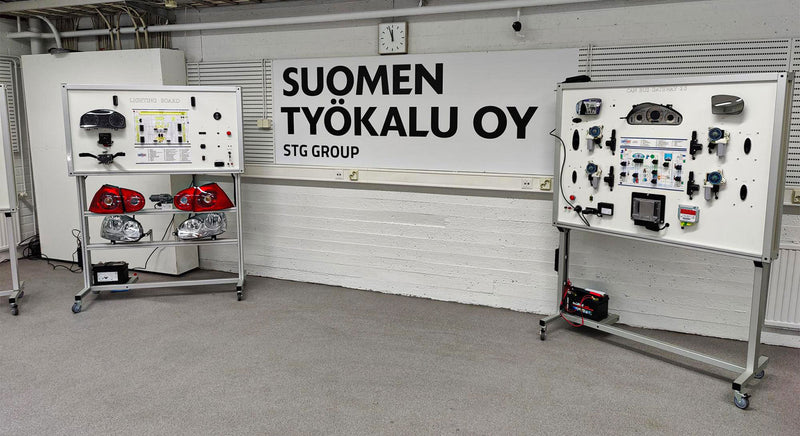 AutoEDU automotive training equipment has been installed in Finland at Turku Vocational Institute !