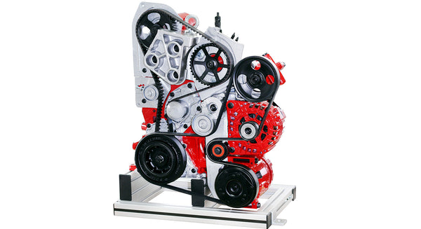 Diesel Common Rail engine cutaway model with manual gearbox