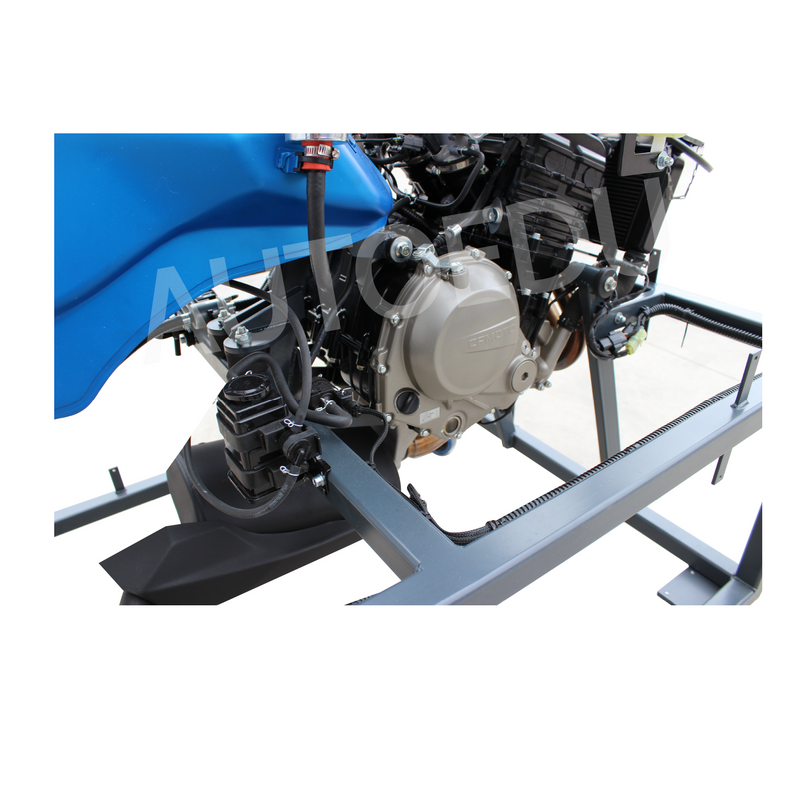 Educational motorcycle engine trainer with a fuel injection system MVMC01 AutoEDU