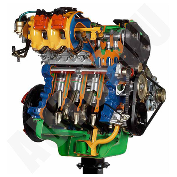 16 valve 4 cylinders fiat engine with multi-point electronic injection cutaway Educational Trainer AE34800E AutoEDU