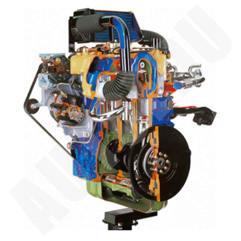 16 valve Chrysler turbo diesel engine with common rail intercooler Educational Trainer AE36010M AutoEDU