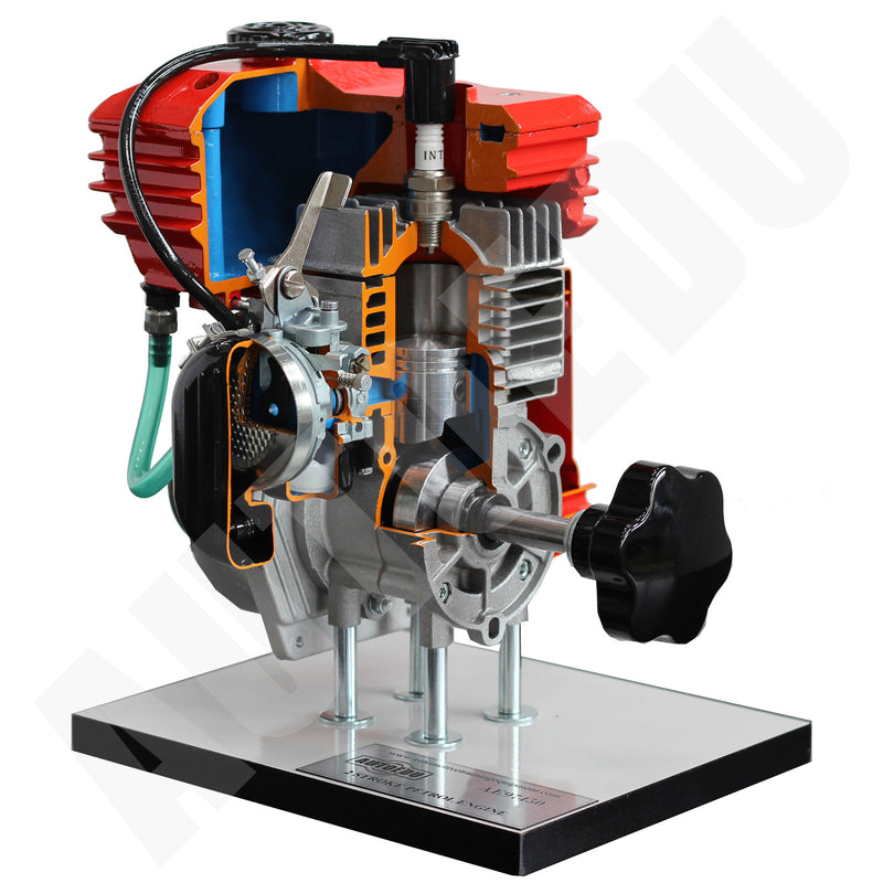 2 stroke petrol engine cutaway Educational Trainer AE37450M AutoEDU