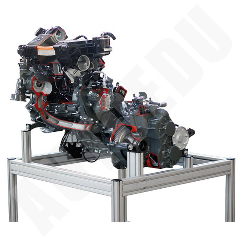 Automotive Diesel Common rail INJECTION + GEARBOX cutaway Educational Trainer AEMBA170 AutoEDU