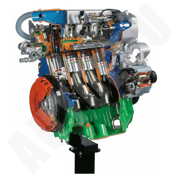 Fiat / Alfa romeo 8 valve engine with turbo diesel common-rail cutaway Educational Trainer AE36015E AutoEDU