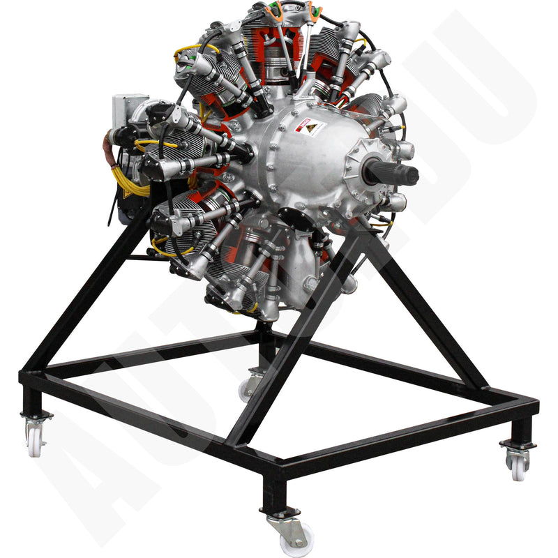 Radial engine (on stand wheels) – electrical Educational Trainer AE39280E AutoEDU